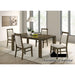 Coppet 5 PC. Dining Table Set - Dark Walnut