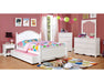 Dani Bed + 1NS + Dresser + Mirror - White