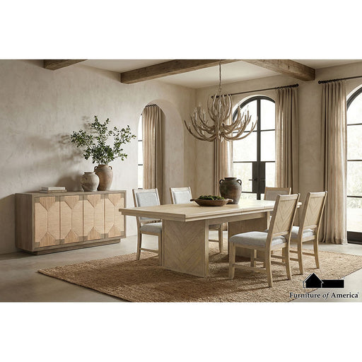 Casoria 5 PC. Dining Table Set - Natural