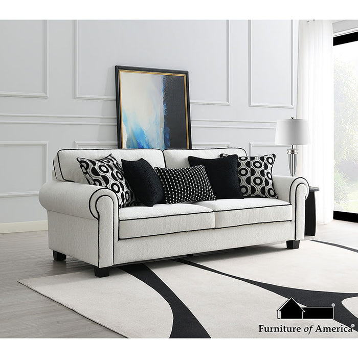Viviani Sofa + Loveseat - White