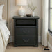 Amble Nightstand - Black / Nightstand (SL7200BK-N-2PK)