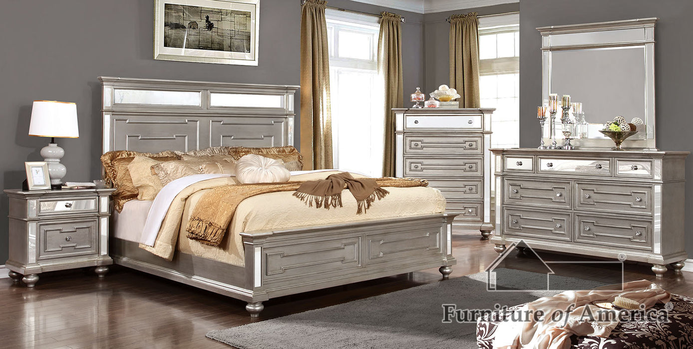 Salamanca Bed - Silver - Cal King