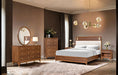 Hepburne Bed - Walnut - Queen