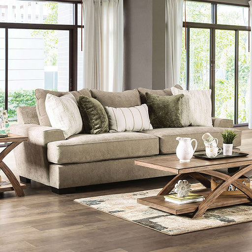 New Meadows **oversize** Sofa - Ash Green/Ivory
