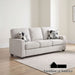 Jelva Sofa W 2 Pillows - Light Gray