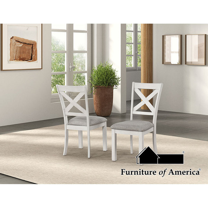 Ferrone Dining Side Chair - Rustic White Oak