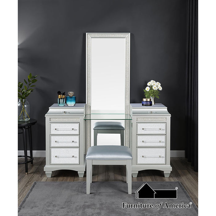 Galea Vanity Stool - Gray