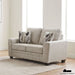 Vetra Loveseat W 2 Pillows - Taupe