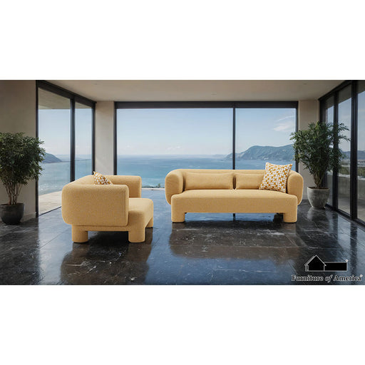 Phedra Sofa+chair - Yellow