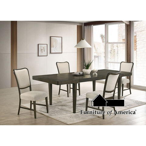 Juego de comedor Doconde de 5 piezas - espresso