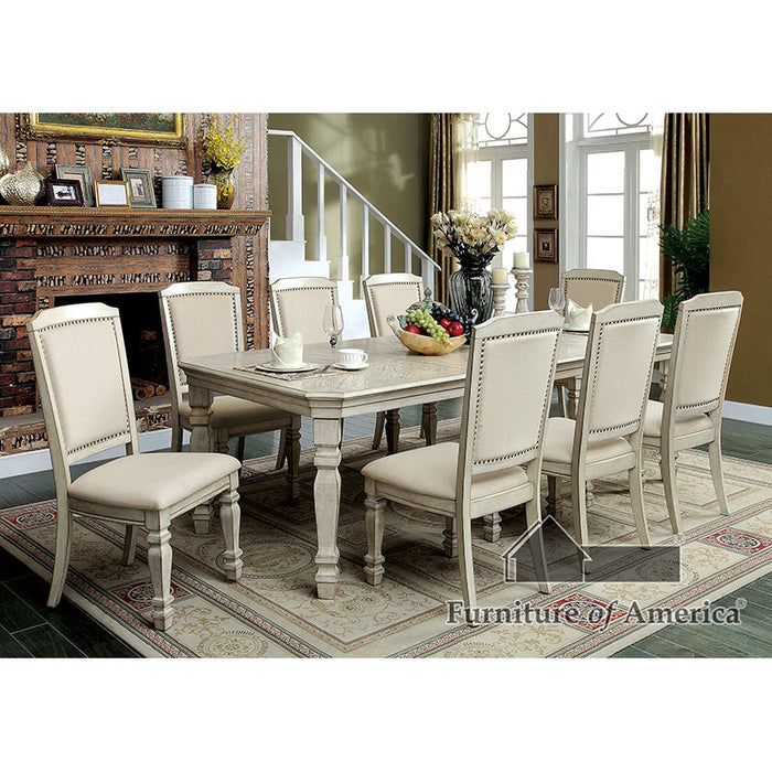 Holcroft Dining Table - Antique White/Ivory