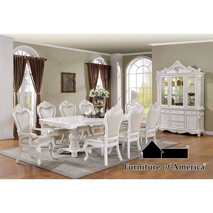 Manzanita 9 PC. Dining Table Set - White
