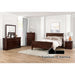 Louis Philippe Bed - Full / Dark Cherry