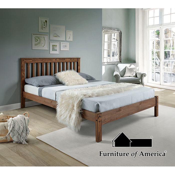 Creswell Bed - Mahogany - Full