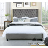 Ryleigh =fm7141gy-q --- Bed - Gray