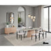 Orlandi 5 PC. Dining Table Set - Natural - 5 PC. Dining Table Set (FM37023NT-OT-5PC18BK)