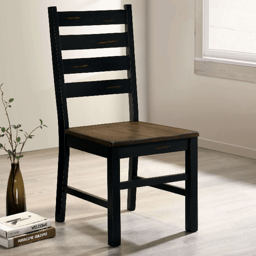 Barbary Side Chair - Black/Dark Oak