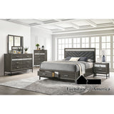 Voleta Bed - Gray