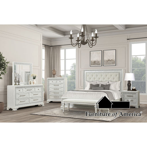 Stella Mia Uph Bed - Creamy White - King