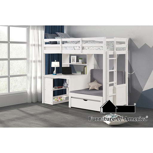 Mateo /Loft Bed - White