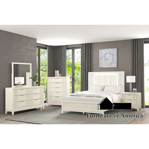 Cama Isadore - blanco antiguo