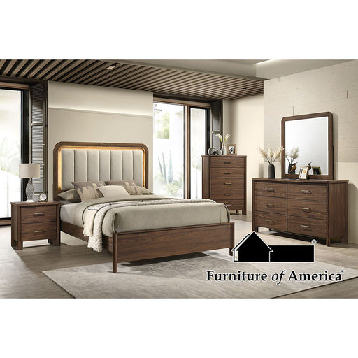 Hayward 5 PC. Bedroom Set W/ Chest - Walnut