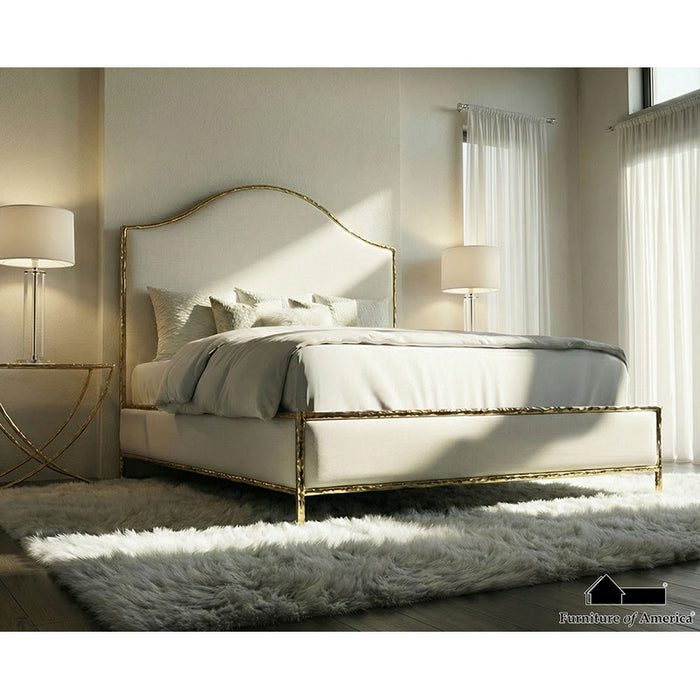 Meilen Bed - Queen / Gold