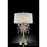 Deborah 33H Gold Table Lamp