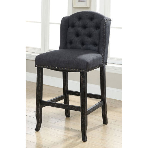 Sania III Bar Chair - Antique Black/Gray