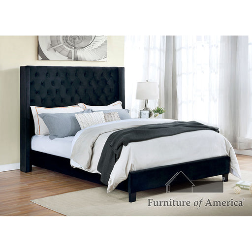 Ryleigh =fm7141bk-q --- Bed - Black
