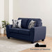 Vetra Loveseat W 2 Pillows - Dark Blue