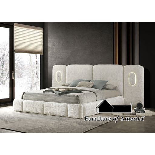Newhaven Bed - Ivory White - King