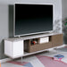 Blair 70" Tv Console - White/Champagne/Gray