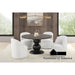 Essen 5 PC. Round Dining Set - Espresso/White