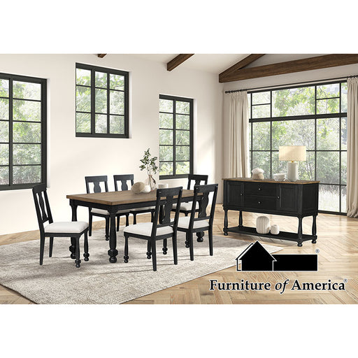 Neue Mills 7PC Dining Set - Black