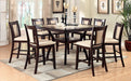 Brent II Table + 6 Side Chairs - Dark Cherry