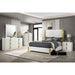 Basildon Bed - King / White/Gold