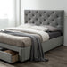 Sybella Bed - Cal King / Gray