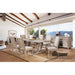 Patience Table + 6 Chairs - Rustic Natural Tone