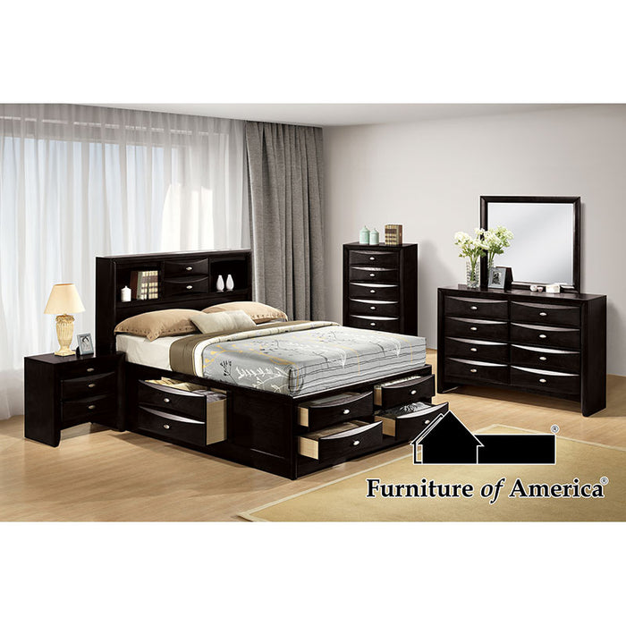 Zosimo Storage Bed - King / Black