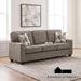 Jelva Sofa W 2 Pillows - Brown