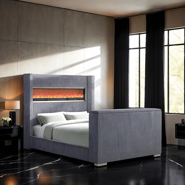 Sumter Bed - King / Gray
