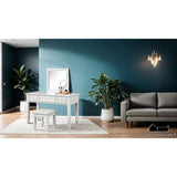 Naucalpan Vanity W/ Stool - White