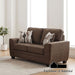 Vetra Loveseat W 2 Pillows - Dark Brown