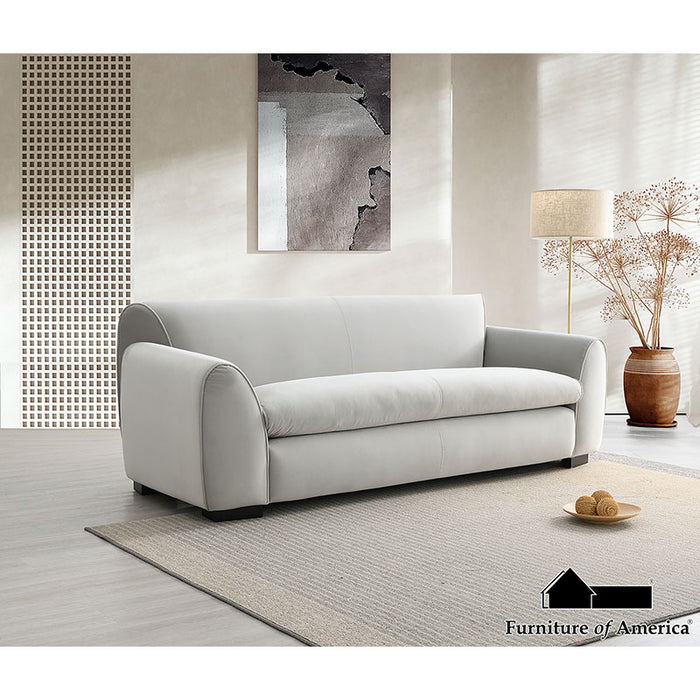 Severo Sofa + Loveseat - Light Gray / Sofa + Loveseat (FM61005LG-2PC)