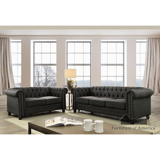 Winifred K/D Loveseat - Gray