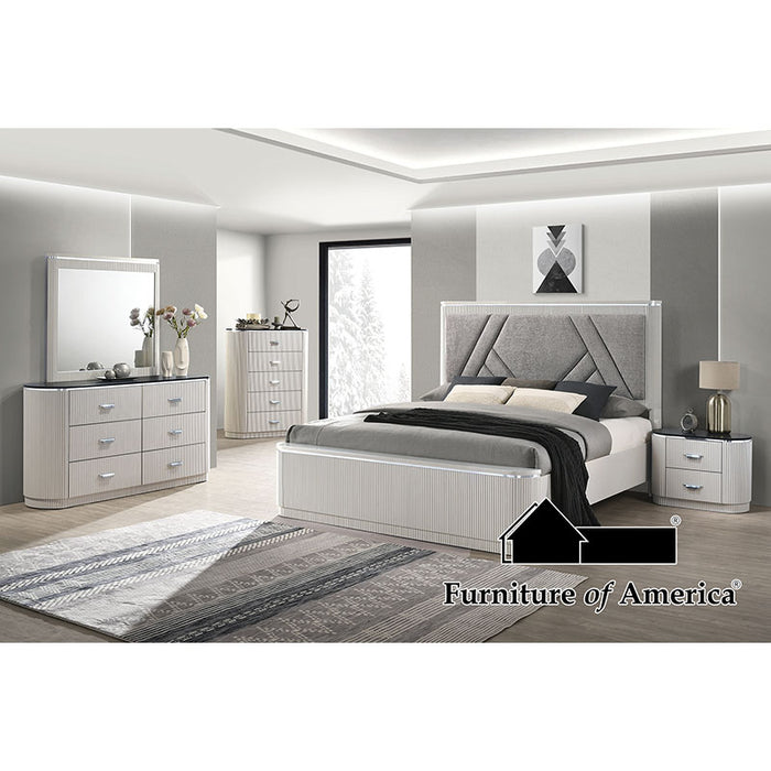 Aldgate Bed - Light Gray - Queen