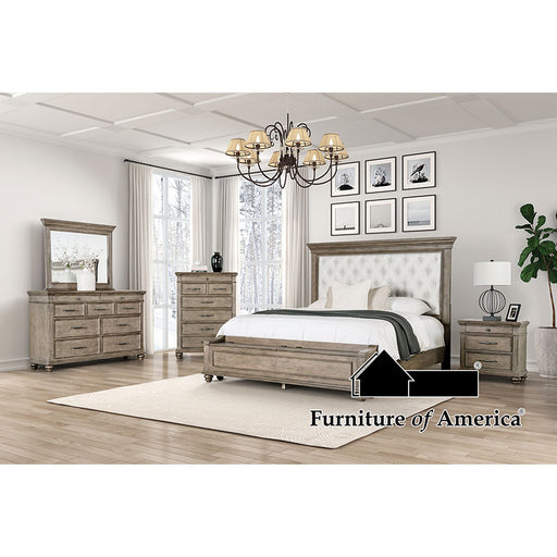 Philomath 5 PC. Bedroom Set W/ 2NS - Aged Oak