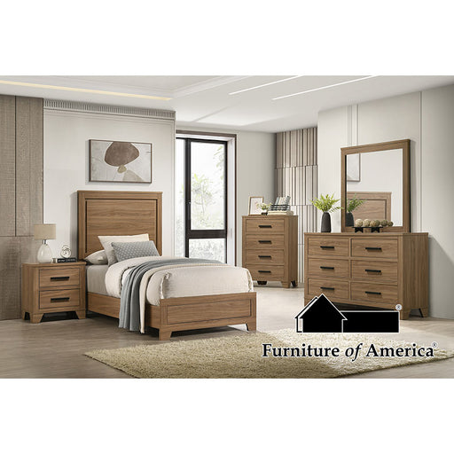 Panelli Bed - Walnut - Full