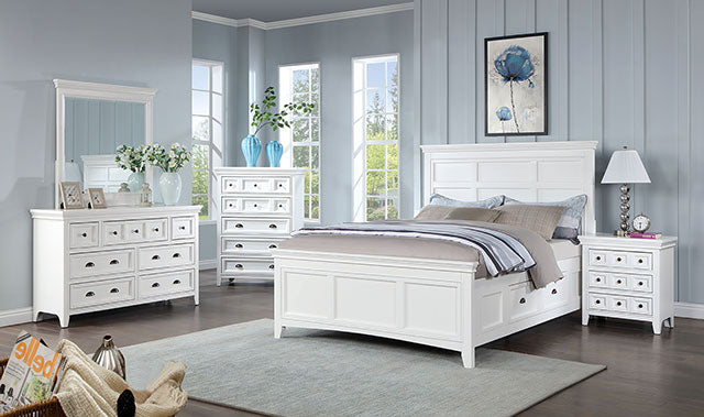 Castile Bed - White - Queen
